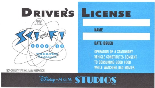 Sci-Fin Diner's License